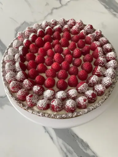 Tarte aux framboises